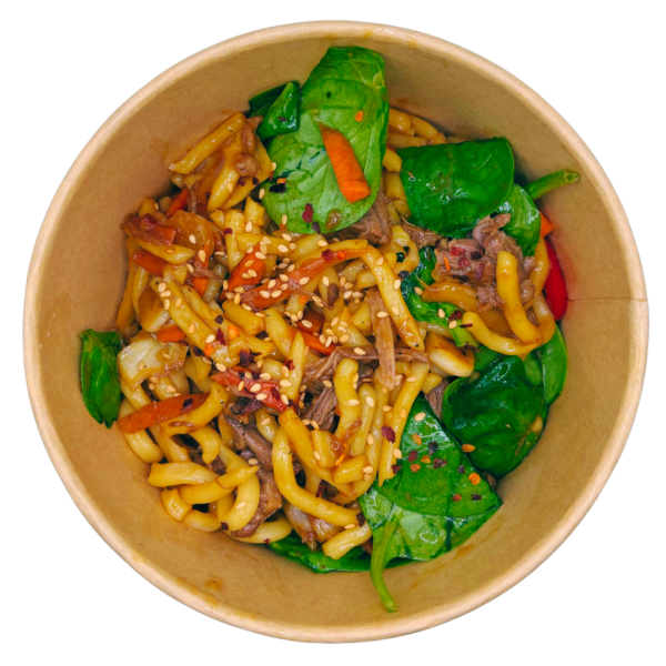 Japchae Korean noodles tofu 
