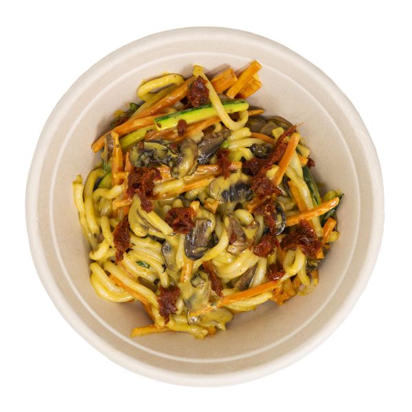 Red curry tofu udon