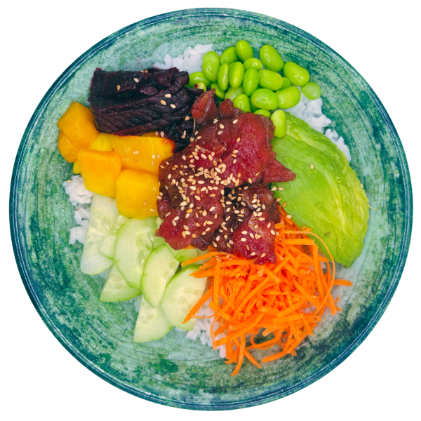 Rainbow tofu poké